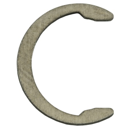 Midwest Fastener External-E E-Clip, 18-8 Stainless Steel Plain Finish, 1/2 in Shaft Dia, 15 PK 36725